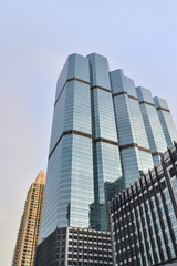 Obraz premium High rise building in city centre around Sathon, Bangkok, Thailand 