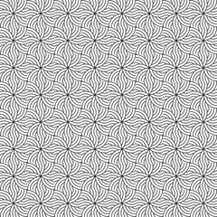 Stylish Illusion Black And White Monochrome Geometric Graphic Pattern Vector Illustration