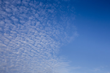 Obraz premium Beautiful blue sky clouds, abstract illustration