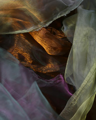 abstract wave background organza