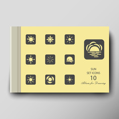 Album for painting. Leaflet cover presentation abstract geometric background