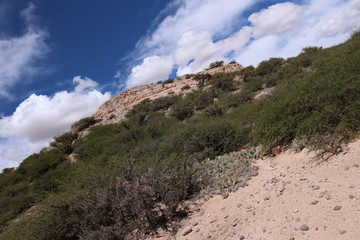 Carretera y paisaje. Jujuy, Humahuaca