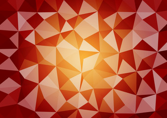 Obraz premium Multicolor geometric triangular style gradient illustration graphic vector background. Vector polygonal design for your business background.