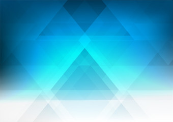 Obraz premium Blue geometric style gradient illustration graphic abstract background. Vector geometric background design for your business