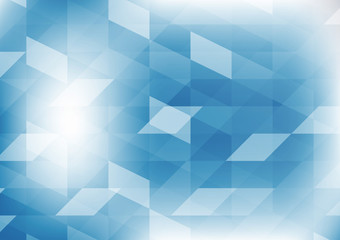 Vector geometric blue color illustration graphic abstract background. Vector polygon design for your business