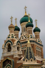 Fototapeta na wymiar Nizza, Russian Orthodox Cathedral