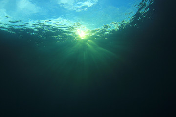Underwater ocean