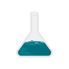 Chemistry Lab Glass Liquid Illustration