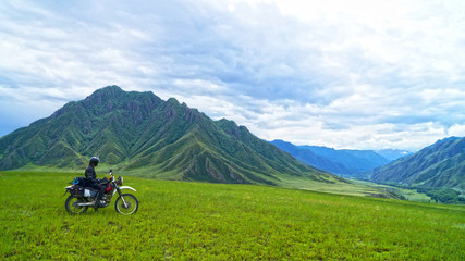 riding Altai mountains