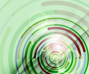 Circular lines, circles, geometric abstract background