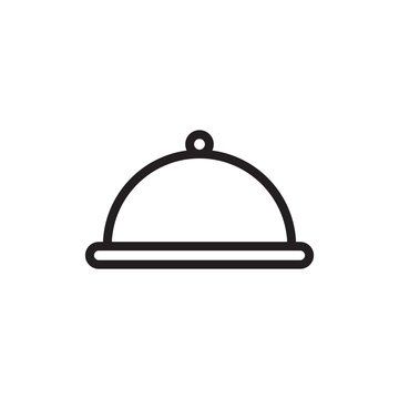 food restaurant outline vector icon. Modern simple isolated sign. Pixel perfect vector illustration for logo, website, mobile app and other designs