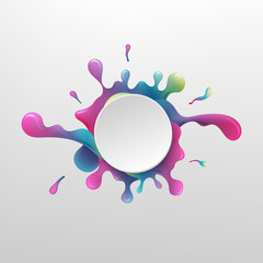 Abstract colored background. Multicolor design for your graphic concept