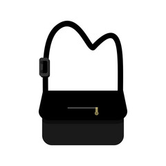 Black Sling School Bag Illustration Design
