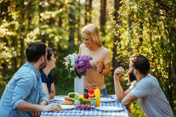 Naklejka premium I picked them up this morning