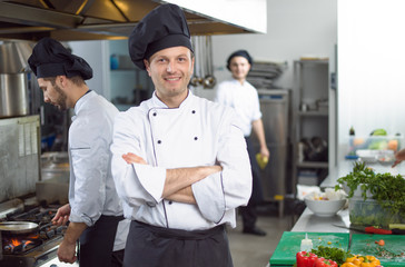 Portrait of young chef