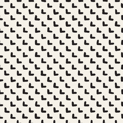 Hand drawn lines seamless grungy pattern. Abstract geometric repeating texture in black and white.