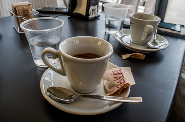 Caffè ed acqua