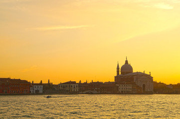 Fototapeta na wymiar Venice sunset