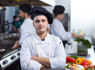 Portrait of young chef
