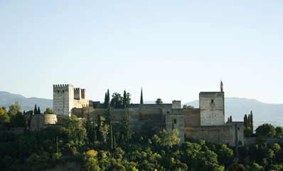 Alhambra Palace in Granada, Spain