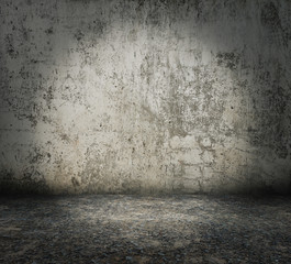 old grungy room