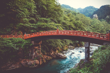 Shinkyo bridge, Nikko, Japan