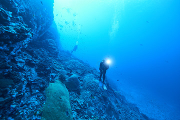 scuba driving