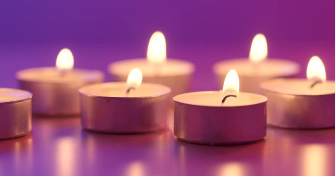 Candle light buring