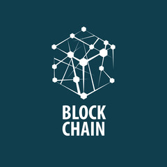 Vector logo blockchain