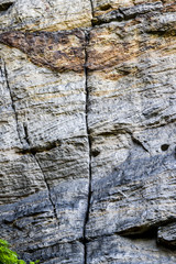 Sandstone rocks in the Bohemian Switzerland, Chech.