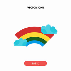 rainbow vector icon