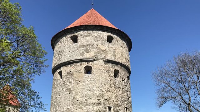 Tour de rempart &agrave; Tallinn, Estonie