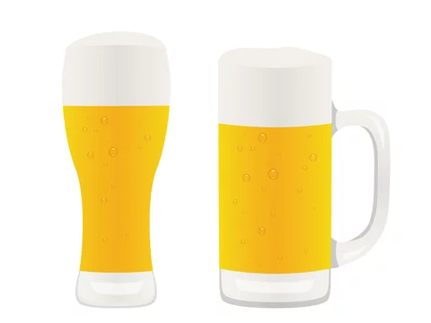 生ビール ビアグラストビールジョッキ イラスト素材 Stock ベクター Adobe Stock