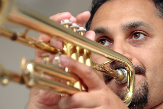 Professional trumpet player
