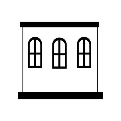 Urban building isolated vector illustration graphic design