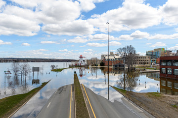 The Flooded Downtown Fredericton