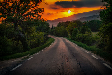 Obraz premium Provence road