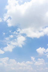 Fototapeta premium Blue sky natural background.