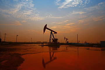 The oil pump, industrial equipment
