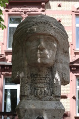 Indianerbrunnen in Karlsruhe