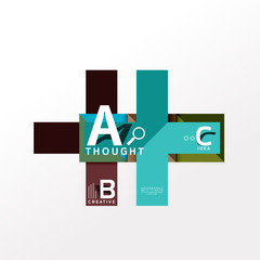 Infographic option banner