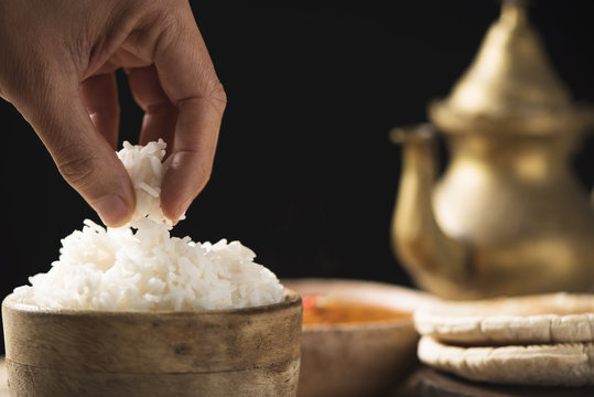 rice and chicken korma