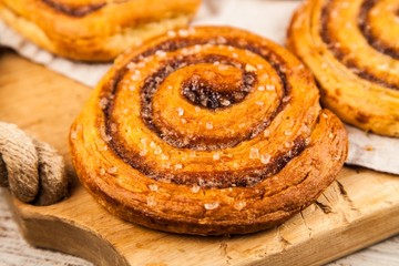 Traditional cinnamon rolls