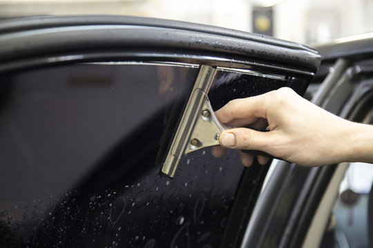 tinted car Windows