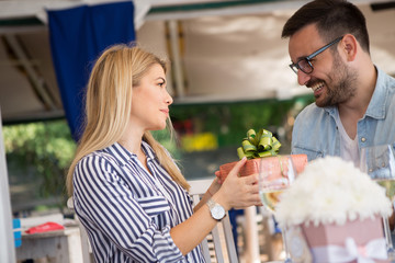 She can not believe that he remembered her birthday.