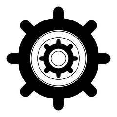 Gears machinery working vector illustration graphic design
