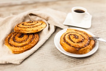 Traditional cinnamon rolls