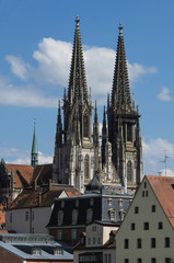 Fototapeta premium Regensburg cathedral in germany