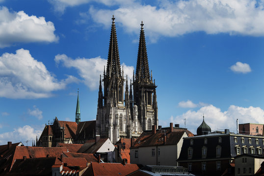 Regensburg Cathedral In Germany