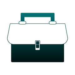 Business briefcase symbol vector illustration graphic design